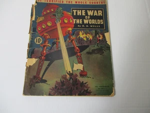 La guerra de los mundos de H.G. Wells; Dell Publications Co. 10 centavos hallazgo raro - Imagen 1 de 11