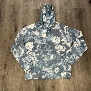 Nike Trainings-Hoodie blau geblümt Größe Herren Medium NEU - Bild 1 von 7