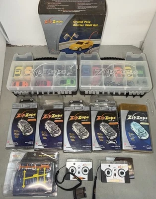 ZipZaps Micro RC Lot Cars Accessories Case Parts Bundle - Image 1 of 4