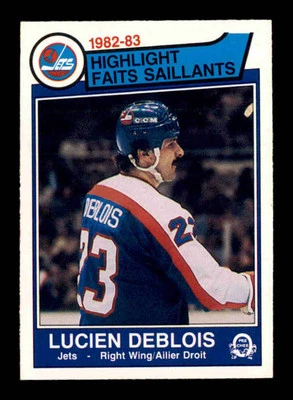 1983 O-Pee-Chee #378 Lucien DeBlois HL NM/NM+ X3366563 - Image 1 of 3