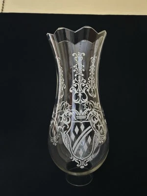 Tazza Parafiamma Paralume Ricambio Vetro Cristallo Lampadario Lampada Applique - Immagine 1 di 4