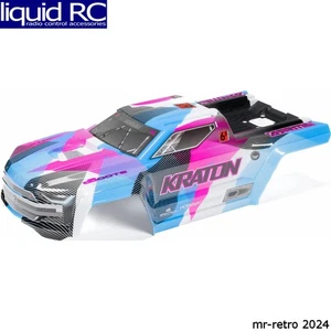 Arrma -1518 KRATON Painted Decaled Trimmed Body Set Blue/Pink - Picture 1 of 1