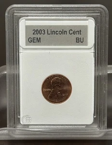Lingotes gema centavo sin circular Lincoln Memorial 2003 P moneda de Estados Unidos - Imagen 1 de 4