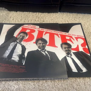 Quentin Tarantino Reservoir Hunde Poster Siebdruck Marko Manev 1/1 Silber - Bild 1 von 1