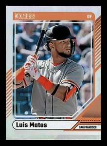 2024 Panini Donruss LUIS MATOS HOLO LÁMINA PARALELA #77 GIGANTES - Imagen 1 de 2