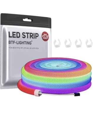 5V WS2811 360 Degree Round RGBIC Neon LED Strip Lights Waterproof Flexible Decor - Image 1 of 4