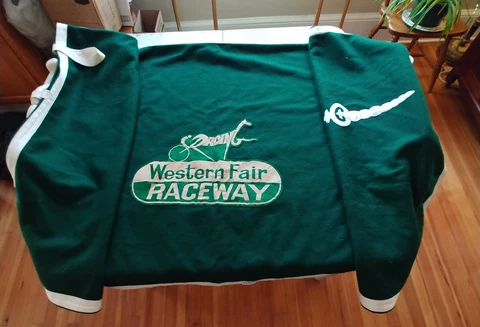 Vintage Wool Winners Horse Cooling Blanket Early '50's to early '70's Cover