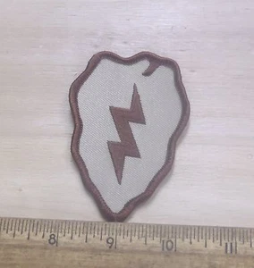 US Army - 25th Infantry Division Desert Embroidered Patch - Picture 1 of 4