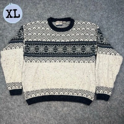 High Sierra Knit Wool Sz XL Blend Holiday Christmas Pattern Sweater - Image 1 of 4