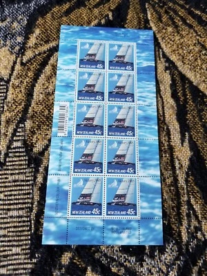 Hoja de estampillas de Nueva Zelanda - Victoria de Nueva Zelanda en 1995 Copa América - T293 Foto 1 de 3