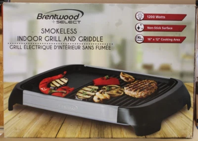 Brentwood Select Smokeless Indoor Grill and Griddle TS-641 - Image 1 of 4