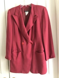 Giorgio Armani Black Label Jacket, Dusty Rose, Lining & Pockets, Italy 38/US S/M - Picture 1 of 8