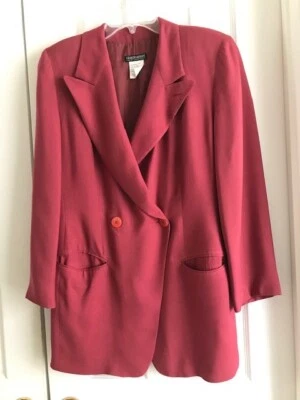 Giorgio Armani Black Label Jacket, Dusty Rose, Lining & Pockets, Italy 38/US S/M - Image 1 of 4