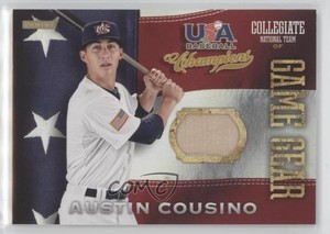 2013 Panini USA Baseball Champions Game Gear Bats Austin Cousino #3