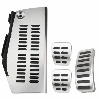 Para VW GOLF 4 IV MK4 Bora Nuevo Beetle Pedales + Apoyapiés Mano Cambio Plata - Imagen 1 de 3