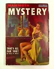Mammoth Mystery Pulp Juni 1946 Vol. 2 #3 Sehr guter Zustand