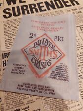WW2 Smiths Crisp packet Home Front reproduction display items - 2 packets