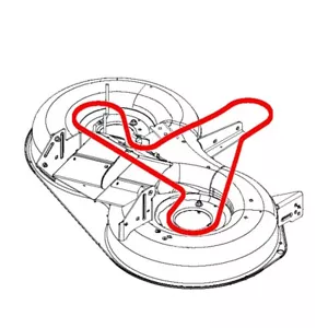 Keilriemen 532439726 McCulloch M115-97TC M125-97TC M130-97RB M145-97TC M165-97TC - Bild 1 von 2