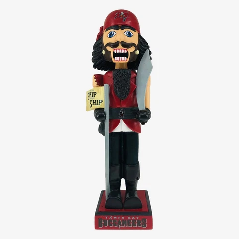 Tampa Bay Buccaneers Thematic Nutcracker Bobblehead NFL Cover