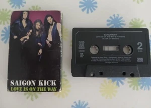 Saigon Kick - Love Is On The Way/Sleep - Cassette Single Cardboard Sleeve 1992 - Picture 1 of 2