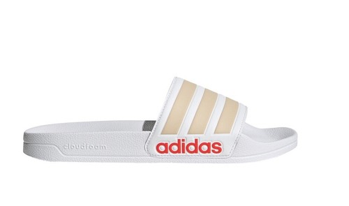 ADIDAS Sandali slip on slip on bianchi Adilette doccia da donna taglia 7 rosa GZ5332