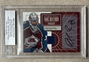 2004-05 In The Game Ultimate Heroes - Patrick Roy NHL Record - Signed Auto/Patch - Bild 1 von 2