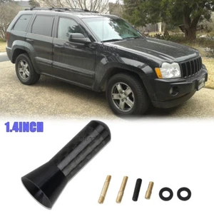 Para Jeep Grand Cherokee 05-2010 1.4" Antena Radio Aérea AM/FM Mástil de Techo Carbono - Imagen 1 de 9
