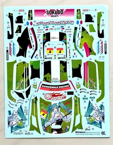 Miniature 1:24 Mercedes AMG GT3 Evo Team Good Smile Super GT 2022 Decals CS017 - Picture 1 of 4