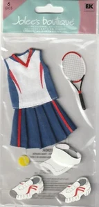 RARE Jolee's Boutique 3-D stickers TENNIS Dress Theme 81392 Fast FREE Ship! - Picture 1 of 1