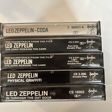 Cassettes LED ZEPPELIN lot Of 5 Tapes Coda Physical Graffiti In Through