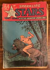 Sparkling Stars #13 May 1946 Golden Age Comic Holyoke First Appearance Jungo Man