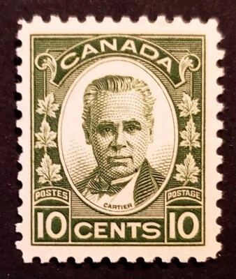 Stamps Canada Mint: #190 10c dark green George-Etienne Cartier VF MNH - Image 1 of 2