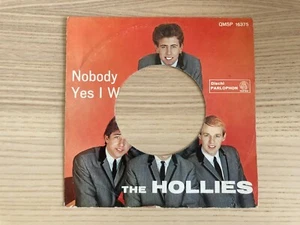 The Hollies _ Nobody / Yes i Will _ Copertina 45giri 7" Juke Box _ 1965 Italy - Foto 1 di 2