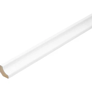 White Scotia Beading Molding - 15 Pieces - 2.4metre Lengths - Floor Edging Strip - Picture 1 of 1