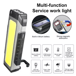 LED COB KFZ Arbeitsleuchte Akku Werkstattlampe Taschenlampe Handlampe mit Magnet - Bild 1 von 12
