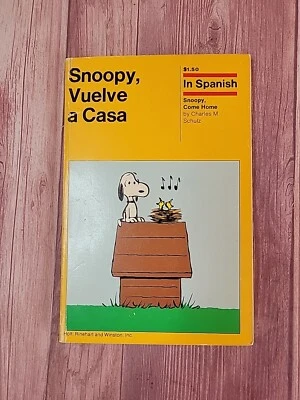 Snoopy Come Home Book In Spanish 1971 - Image 1 of 4