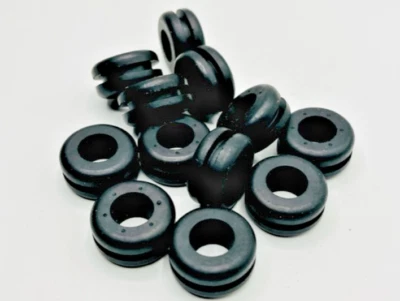 PIERCE PERFORMANCE INDUSTRIES Rubber Grommets 1/2" ID x 3/4" OD Fits 1/8" Panel (8 Pieces)