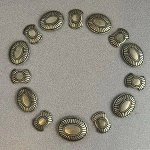 Vintage Sterling Silber Western Style Gürtelschnallen - Bild 1 von 11