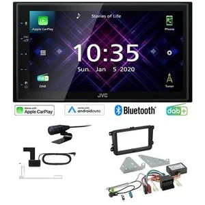 JVC Autoradio Apple CarPlay Android DAB+ für Skoda Fabia II 2007-2014 Canbus - Bild 1 von 8