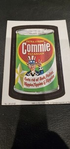1989 Wacky Packages 28 OPC O-Pee-Chee Commie Cleanser HTF  🇨🇦 seller 