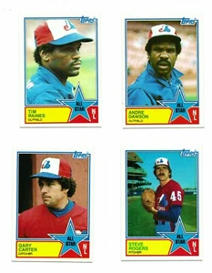 1983 Topps Montreal Expos Team Set with Andre Dawson and Tim Raines - Picture 1 of 5