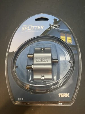 Terk BSP-2 Die-cast RF Signal Splitter 2-Way NIB - Image 1 of 4