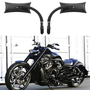 Espejo retrovisor lateral de cuatro puntos negro para motocicleta para Harley Davidson VROD VRSCF - Imagen 1 de 12