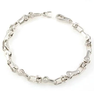 BRACCIALE DA UOMO IN ARGENTO 925‰ - Bild 1 von 1
