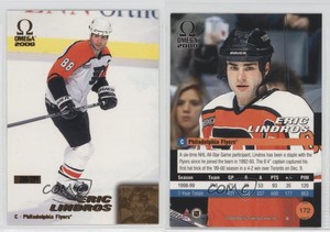 1999-00 Pacific Omega Gold /299 Eric Lindros #172 HOF