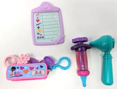 Лот товаров Disney Doc McStuffins Toy Hospital 5 дюймов Инструменты, Буфер обмена, Шприц, Отоскоп!! - Изображение 1 из 4