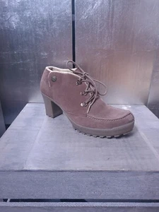 Braune CAMEL ACTIVE Plateauschuhe Gr 40,5 (7) Schnürstiefel Stiefeletten #1441 - Bild 1 von 13