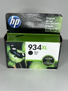 Genuine HP 934 XL Black Ink Cartridge C2P23AN#140 Expires Nov. 2022 Sealed - Picture 1 of 5