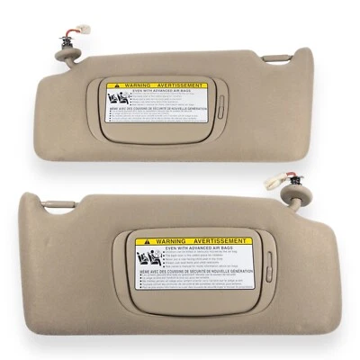 Juego de pares de parasoles laterales para conductor y pasajero Lexus RX 330 2004-2009 bronceado iluminado Foto 1 de 4