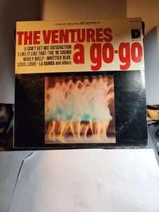 THE VENTURES - "A GO-GO", Dolton Records 1965 BST-8037 GOOD+ R32 - Picture 1 of 2